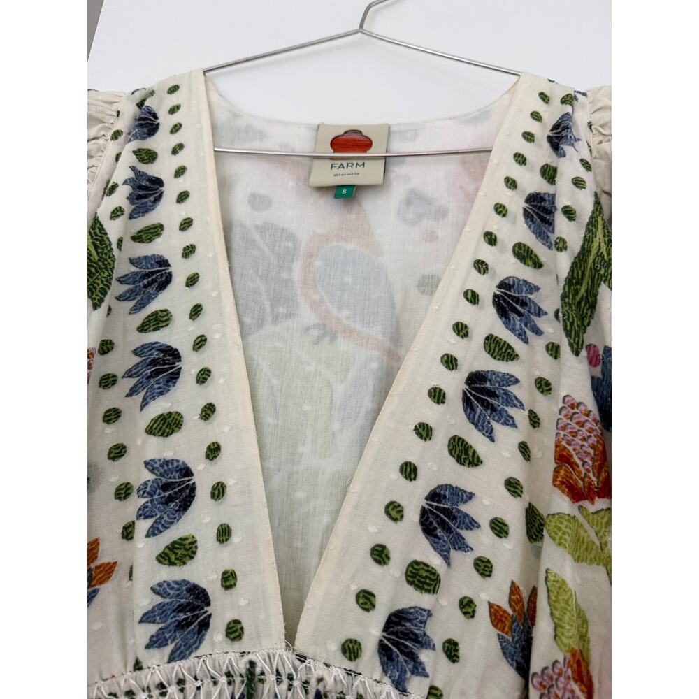 Farm Rio Summer Garden Dress Size Small - Picture 7 of 16